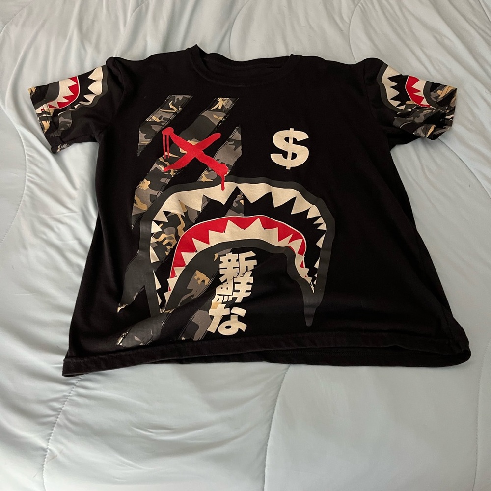 Black Graphic Kids T-Shirt